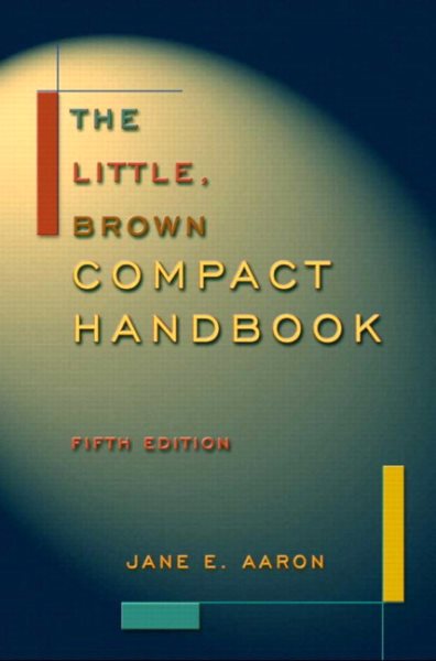 The Little, Brown Compact Handbook, Fifth Edition cover