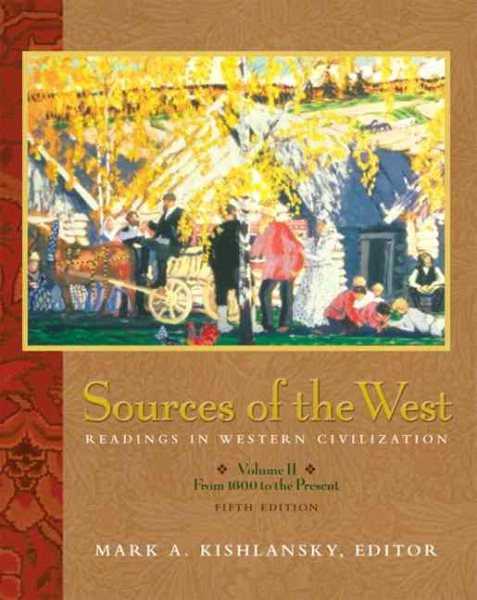 Sources of the West: Readings in Western Civilization, Volume II (5th Edition) cover