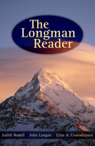 The Longman Reader, 6th Edition cover