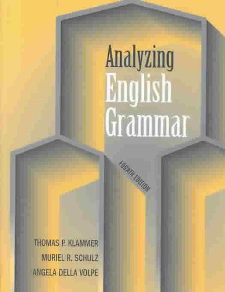 Analyzing English Grammar, Fourth Edition cover