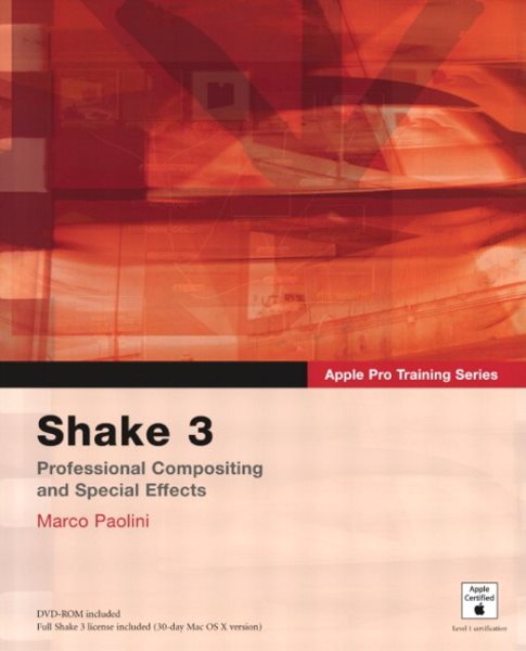 Apple Pro Training Series: Shake 3 cover