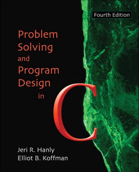 Problem Solving and Program Design in C, Fourth Edition cover