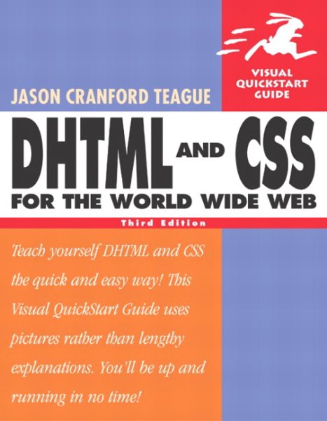 DHTML and CSS for the World Wide Web, Third Edition cover