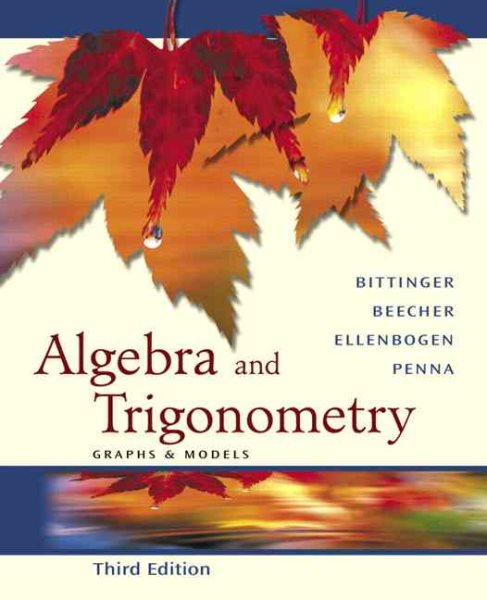 Algebra And Trigonometry: Graphs And Models cover