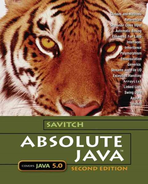 Absolute Java cover