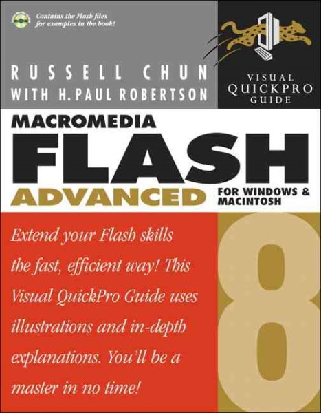 Macromedia Flash 8 Advanced for Windows and Macintosh: Visual QuickPro Guide cover
