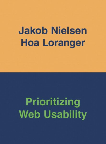 Prioritizing Web Usability cover