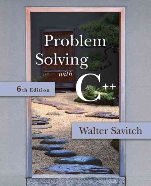 Problem Solving with C++ (6th Edition) cover