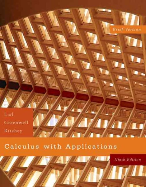 Calculus with Applications, Brief Version (9th Edition) cover