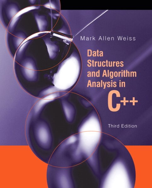 Data Structures And Algorithm Analysis in C++ cover
