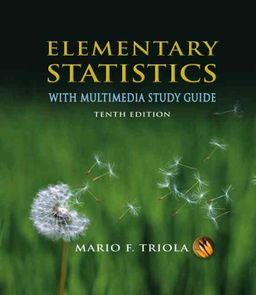 Elementary Statistics With Multimedia Study Guide (10th Edition) cover