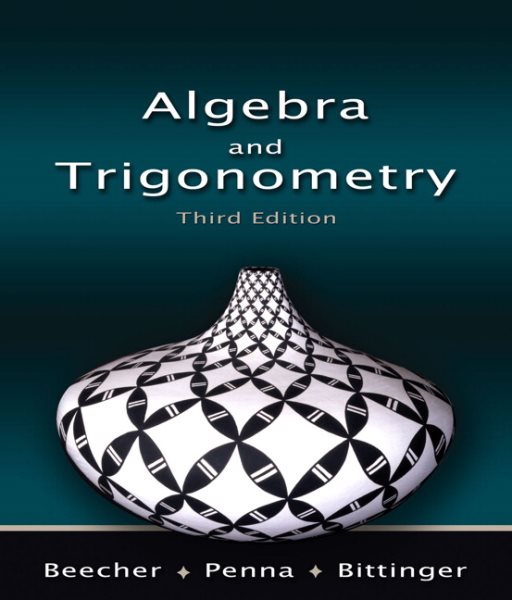 Algebra and Trigonometry (3rd Edition) cover