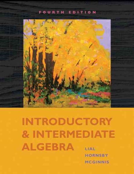 Introductory & Intermediate Algebra cover