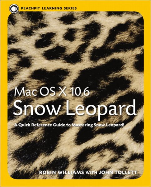 Mac OS X 10.6 Snow Leopard: Peachpit Learning Series cover
