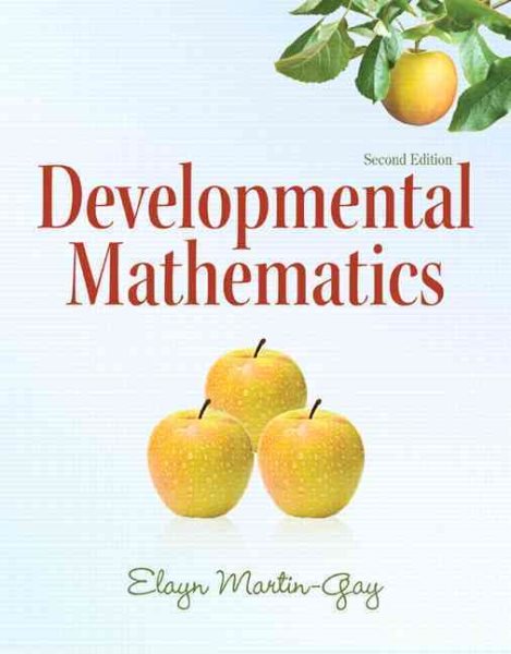 Developmental Mathematics (2nd Edition) (The Martin-Gay Paperback Series) cover
