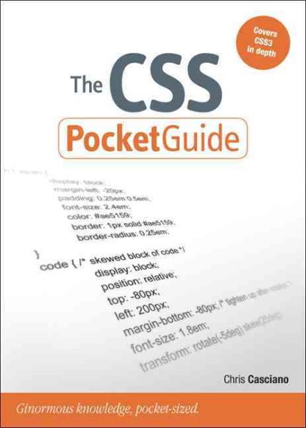 The CSS Pocket Guide (Peachpit Pocket Guide) cover