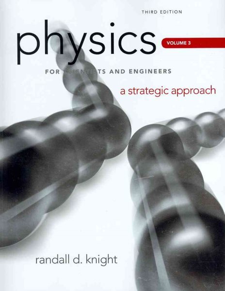 Physics for Scientists and Engineers: A Strategic Approach, Vol. 3 (Chs 20-24) (3rd Edition) cover