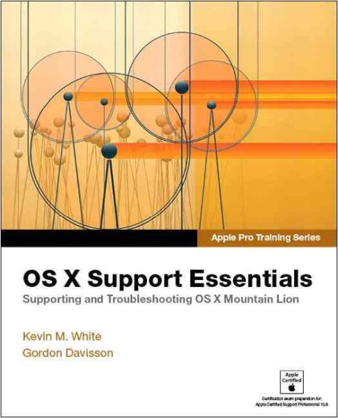 Apple Pro Training Series: OS X Support Essentials cover