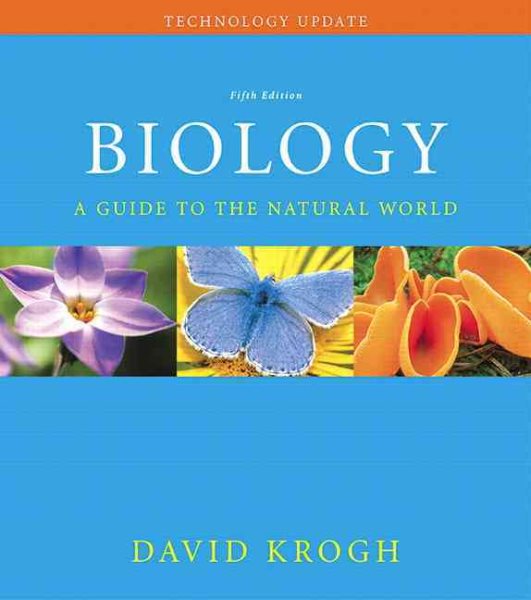 Biology: A Guide to the Natural World, Technology Update (5th Edition) (Masteringbiology, Non-Majors) cover