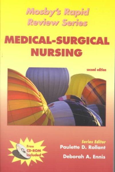 Mosby's Rapid Review Series: Medical-Surgical Nursing (Book with CD-ROM for Windows & Macintosh) cover