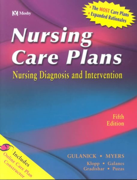 Nursing Care Plans: Nursing Diagnosis and Intervention cover