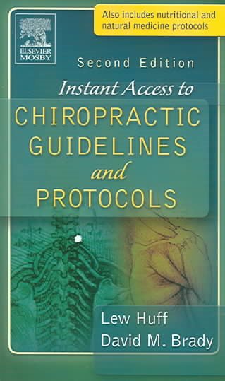 Instant Access to Chiropractic Guidelines and Protocols cover