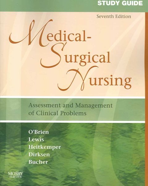 Study Guide for Medical-Surgical Nursing: Assessment and Management of Clinical Problems cover