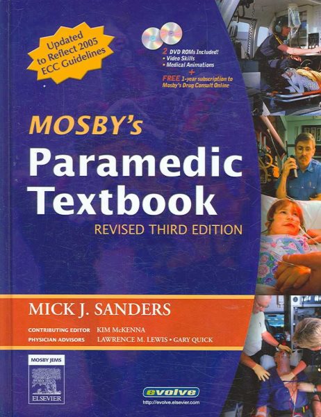 Mosby's Paramedic Textbook - Revised Reprint, 3e cover