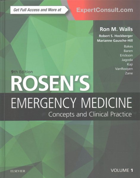 Rosen's Emergency Medicine: Concepts and Clinical Practice: Volume - 1&2, 9e cover