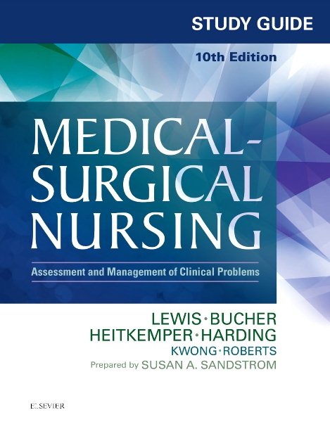 Study Guide for Medical-Surgical Nursing: Assessment and Management of Clinical Problems. 10e cover