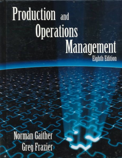 Production and Operations Management cover