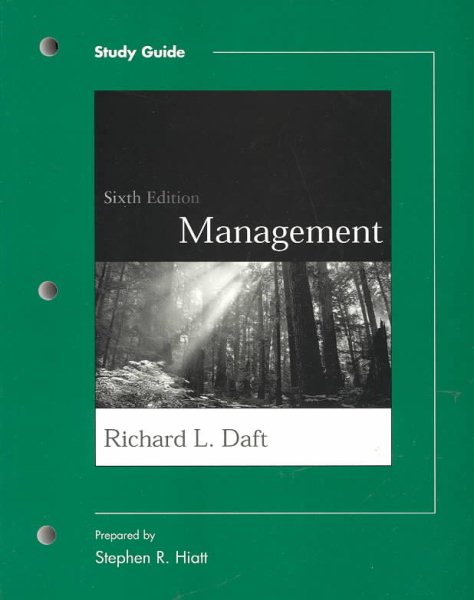 Management, Study Guide cover