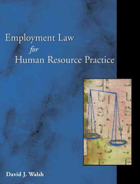 Employment Law for Human Resource Practice cover