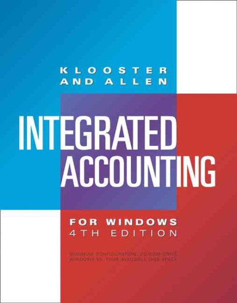 Integrated Accounting for Windows (with CD-ROM) cover
