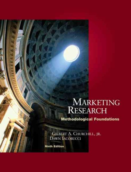 Marketing Research: Methodological Foundations (with InfoTracÂ®)
