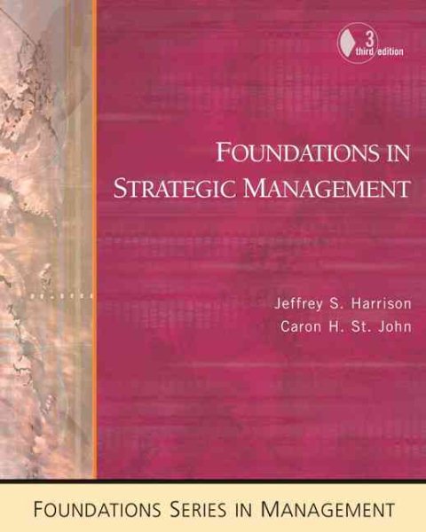 Cengage Advantage Books: Foundations in Strategic Management (with InfoTrac) (Foundations Series in Management) cover