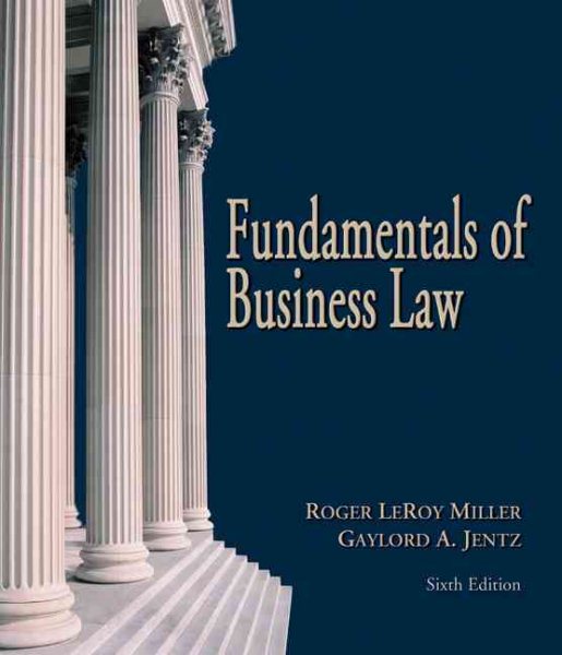 Fundamentals of Business Law (with Online Research Guide) cover