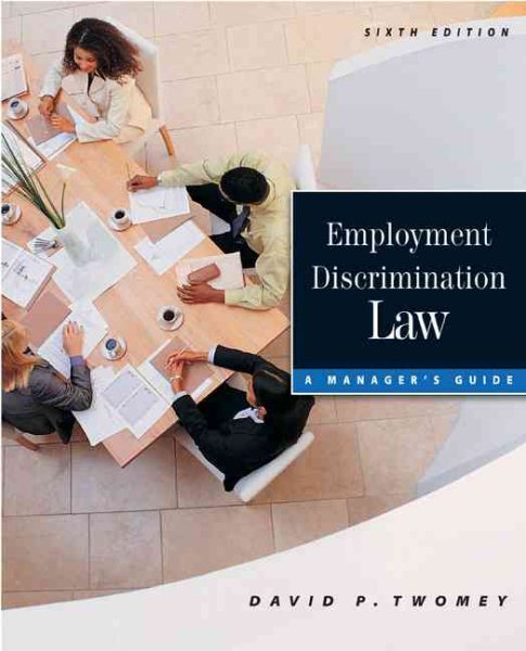 EMPLOYMENT DISCRIMINATION LAW cover