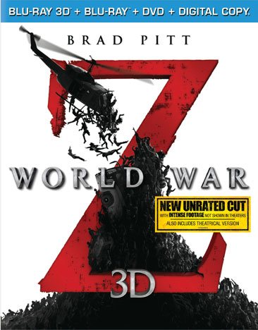 World War Z (Blu-ray 3D + Blu-ray + DVD + Digital Copy) [3D Blu-ray]