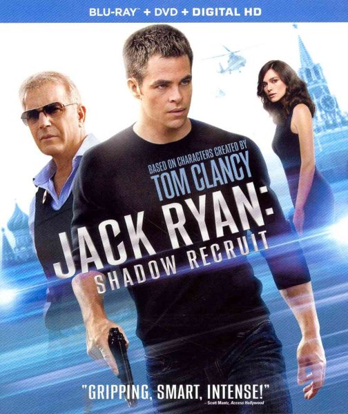 Jack Ryan: Shadow Recruit (Blu-ray + DVD + Digital HD) cover