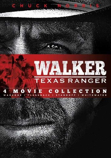 Walker Texas Ranger: Four Movie Collection: Warzone, Flashback, Standoff, Whitewater cover