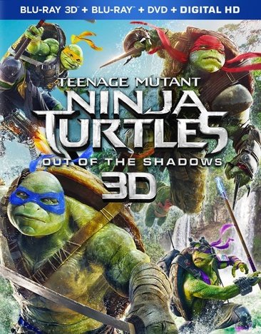 Teenage Mutant Ninja Turtles: Out Of The Shadows [3D Blu-ray] cover