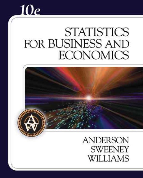 Statistics for Business and Economics (with CD-ROM) (Available Titles CengageNOW) cover