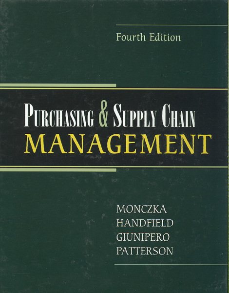 Purchasing and Supply Chain Management cover
