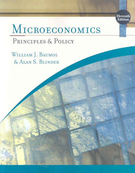 Microeconomics: Principles and Policy (Available Titles Aplia) cover