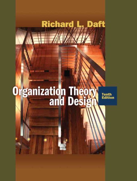 Organization Theory and Design cover