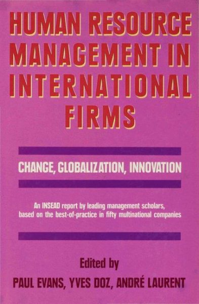 Human Resource Management in International Firms: Change, Globalization, Innovation cover