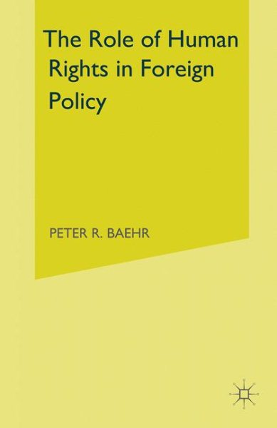 Role of Human Rights in Foreign Policy cover