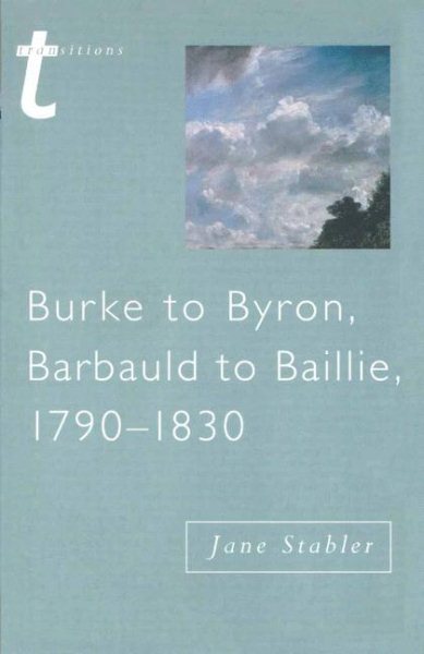 Burke to Byron (Transitions) cover