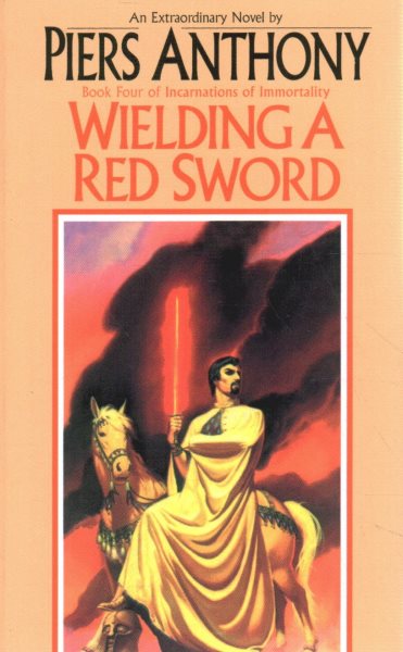 Wielding a Red Sword (Book Four of Incarnations of Immortality) cover